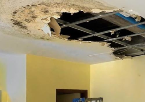 How much water does it take to collapse a ceiling?