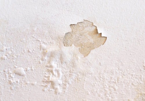 How long does it take water to come through drywall?